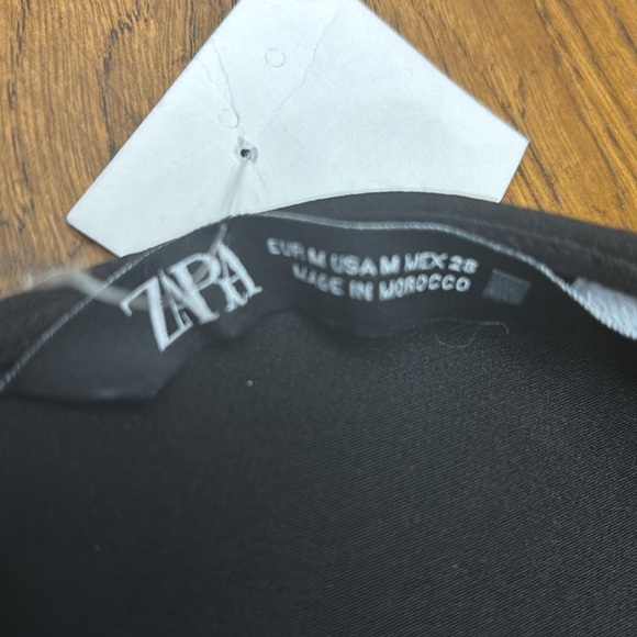 BNWT ZARA Black Dress with Sequin Hem - Picture 3 of 10